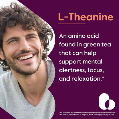 BESTVITE L-Theanine 200mg (360 Cápsulas Vegetarianas) - Sin Estearatos - Vegano - No GMO - Sin Gluten – Image 2