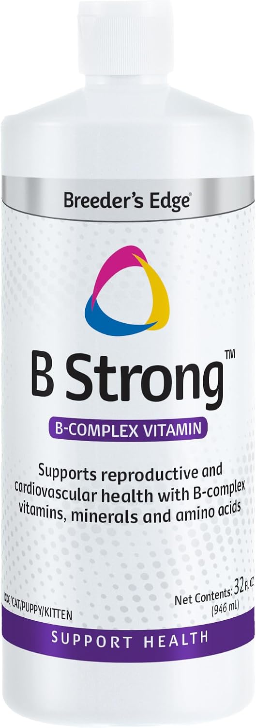 Breeder's Edge B Strong Powder - Suplemento de vitamina B para perros y gatos (300g)