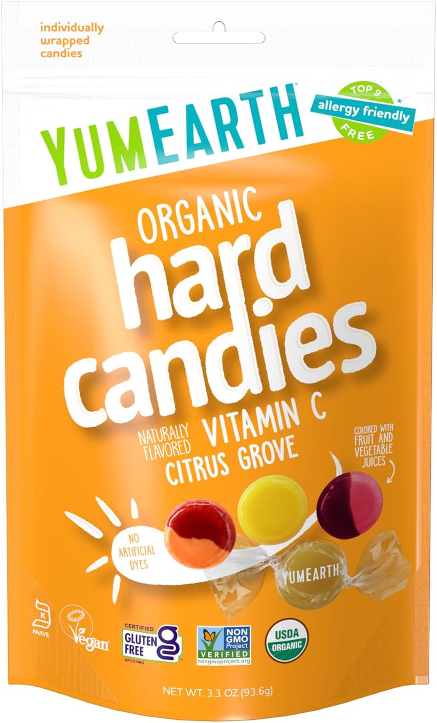 Gotas de vitamina C orgánicas de Yummy Earth, Cítricos