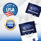 Memoforce Brain Supplement (2 Pack) – 120 Cápsulas – Fórmula Premium para el Bienestar General
