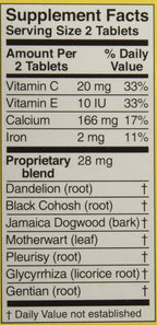 Lydia Pinkham Herbal Tablet Supplement 72 Tablets (Pack de 5)