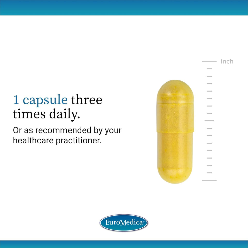 EuroMedica Curaphen - 60 Cápsulas - Professional Formula with Curcumin and Boswellia, DLPA & Nattokinase