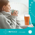 IN:Peace Fórmula Calmante Herbal - 20 Dosis, Sabor Wild Berry - Mezcla de 9 Hierbas Adaptógenas