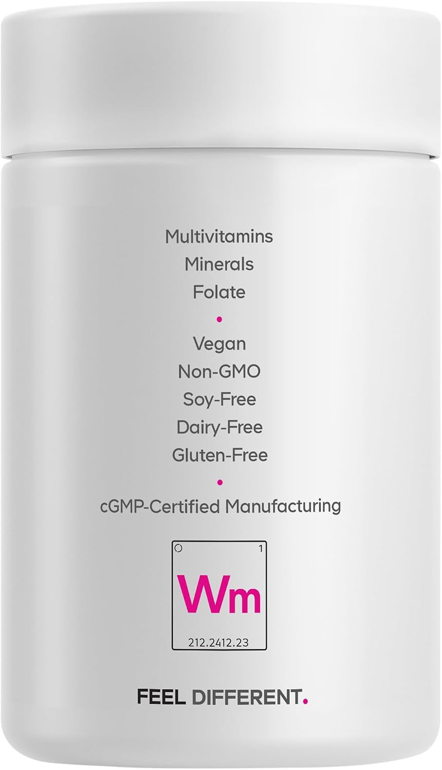 Codeage Women’s Multivitamin 50 - Essential Vitamins for Women Over 50, Methylated Folate, Magnesium, Selenium, Vitamin B6, B12, D3 Antioxidants - 1 Pill Per Serving - Gluten-Free - 30 Capsules - görsel 9