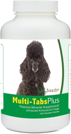 Healthy Breeds Poodle Multi-Tabs Plus – Comprimidos masticables para perros (180 unidades)