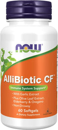 Allibiotic, 60 cápsulas blandas (paquete de 4) - NOW Foods