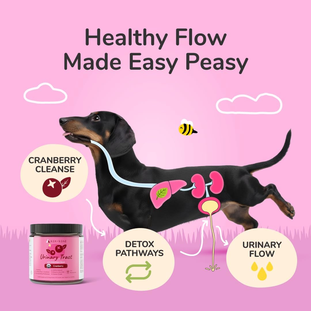 kin+kind Suplemento Urinario para Perros y Gatos - 3x227g