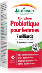 Jamieson Women’s Probiotic Complex 7 Billion - 45 Cápsulas Veganas