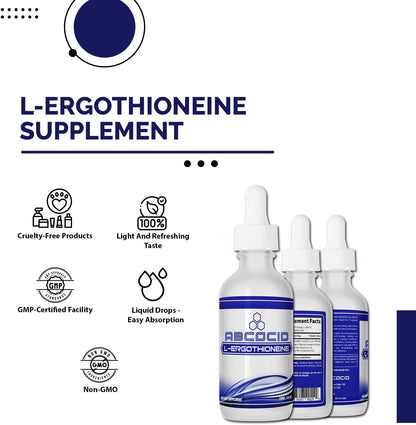 ABCOCID L-Ergotioneína Líquido 490 mg, 118 ml, 240 dosis
