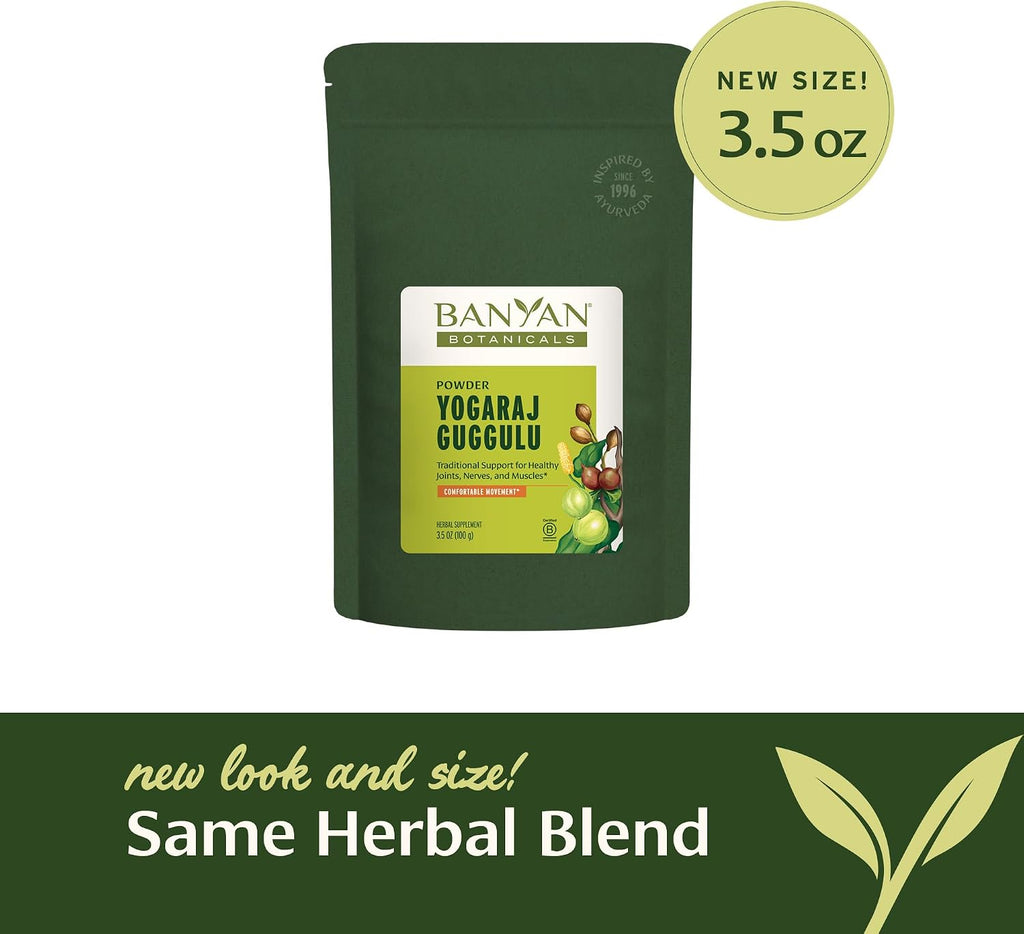 Banyan Botanicals Yogaraj Guggulu Powder – Ayurvedic Supplement for Joints – 3.5 oz (99 g)