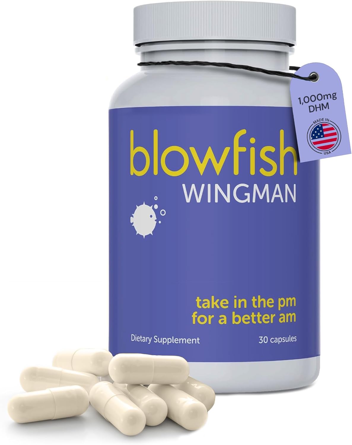 Blowfish Wingman | Suplemento con DHM + L-Cisteína + Electrolitos