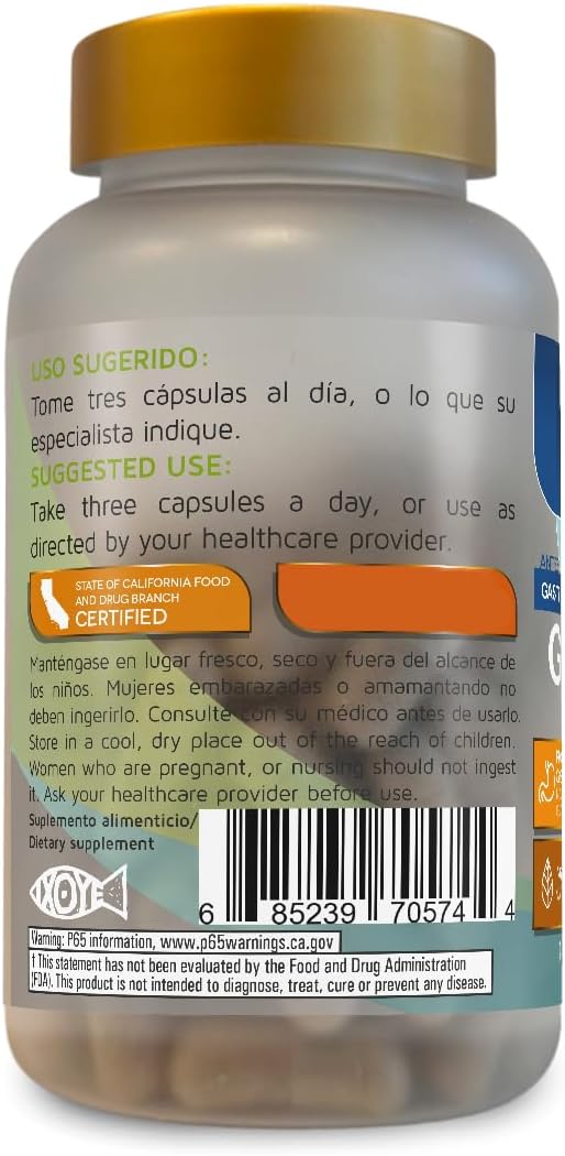 Betel Natural Premium Gastribye Cápsulas – Soporte Natural para el Estómago – 1500 mg