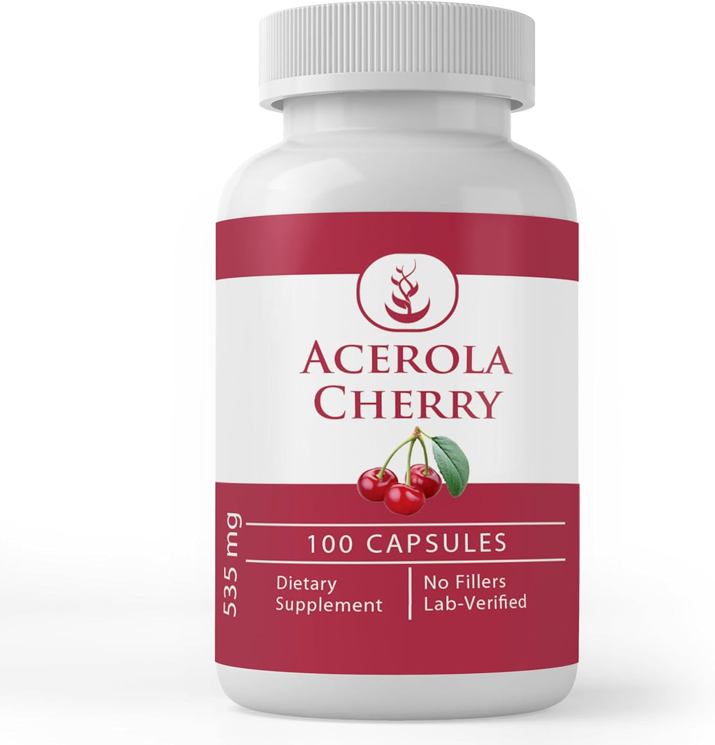 Pure Original Ingredients Acerola Cherry (730 Cápsulas) - Sin Rellenos de Magnesio o Arroz, Siempre Puro, Verificado en Laboratorio