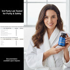 I Am Joy co. Cápsulas de Azul de Metileno (Grado Farmacéutico USP) con NAC, Vitamina C y Remolacha - 60 Cápsulas