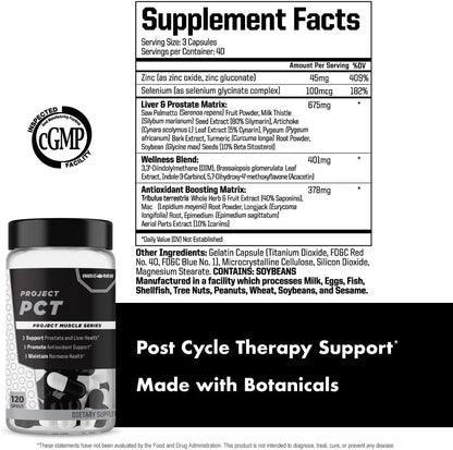 Anabolic Warfare Project PCT – 120 Cápsulas – Mezcla antioxidante: Ayuda a neutralizar los radicales libres y – Image 8