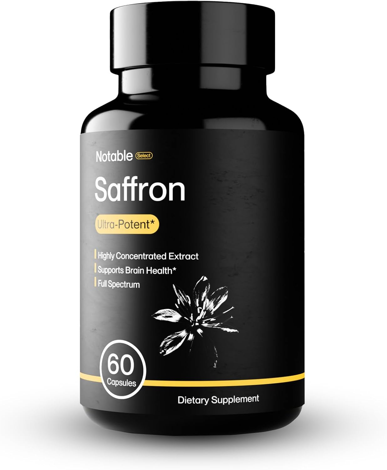 Notable Extracto de Azafrán Ultrapotente – 30 mg, 60 Cápsulas