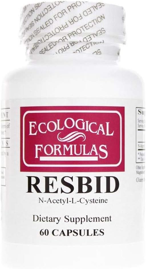 Resbid 500 mg, 60 cápsulas - N-Acetil-L-Cisteína (NAC)