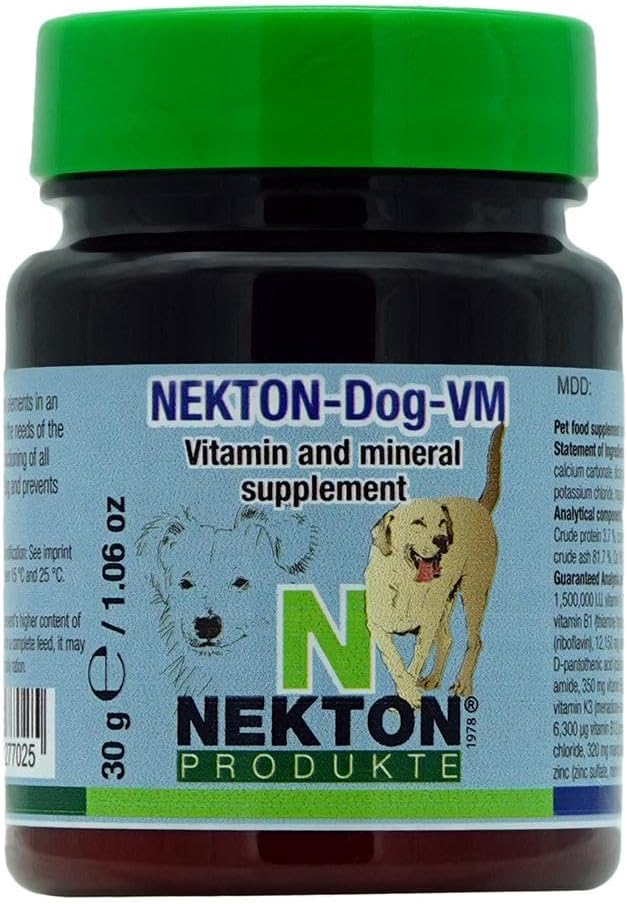 Nekton Dog-VM Suplemento Vitaminas y Minerales para Perros, 30g