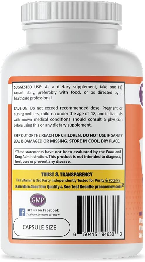 ProCare Health Mag-D Complejo Inmunidad 90 Cápsulas