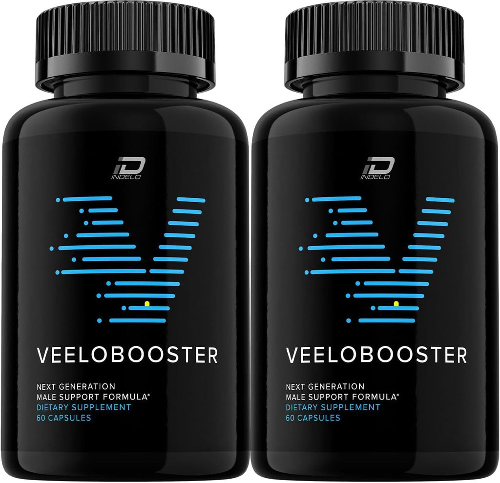 VeeloBooster Next Generation Male Support Capsules, Veelo Booster para Energía Duradera, Fórmula de Máxima Potencia (2 Paquetes - 120 Cápsulas)