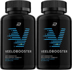 VeeloBooster Next Generation Male Support Capsules, Veelo Booster para Energía Duradera, Fórmula de Máxima Potencia (2 Paquetes - 120 Cápsulas)