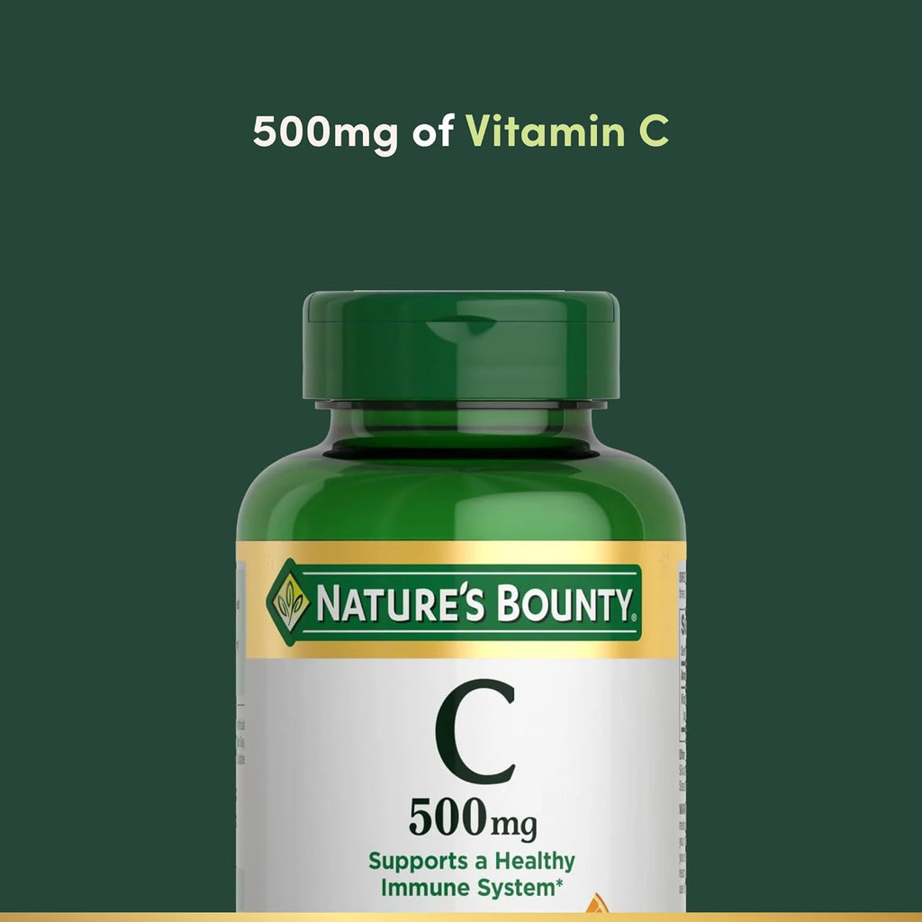 Nature's Bounty Vitamina C 500 mg – 250 Comprimidos Vegetarianos