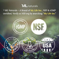 ML Naturals Policosanol 50mg (Por Dosis) – 120 Cápsulas Vegetales – No-GMO y Sin Gluten