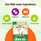 Pet Naturals Lawn Aid – Snacks blandos para perros, neutralizador de orina, previene quemaduras del césped, apoyo a la vejiga y tracto urinario, sabor a pollo, 60 unidades