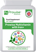Multivitamínico con Hierro de Prowise Healthcare – 180 Comprimidos (6 Meses de Suministro)