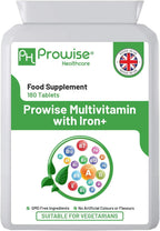 Multivitamínico con Hierro de Prowise Healthcare – 180 Comprimidos (6 Meses de Suministro)
