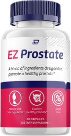 EZ Prostate Supplement for Men – EZProstate Pills Advanced Formula (1 Pack - 60 Cápsulas)