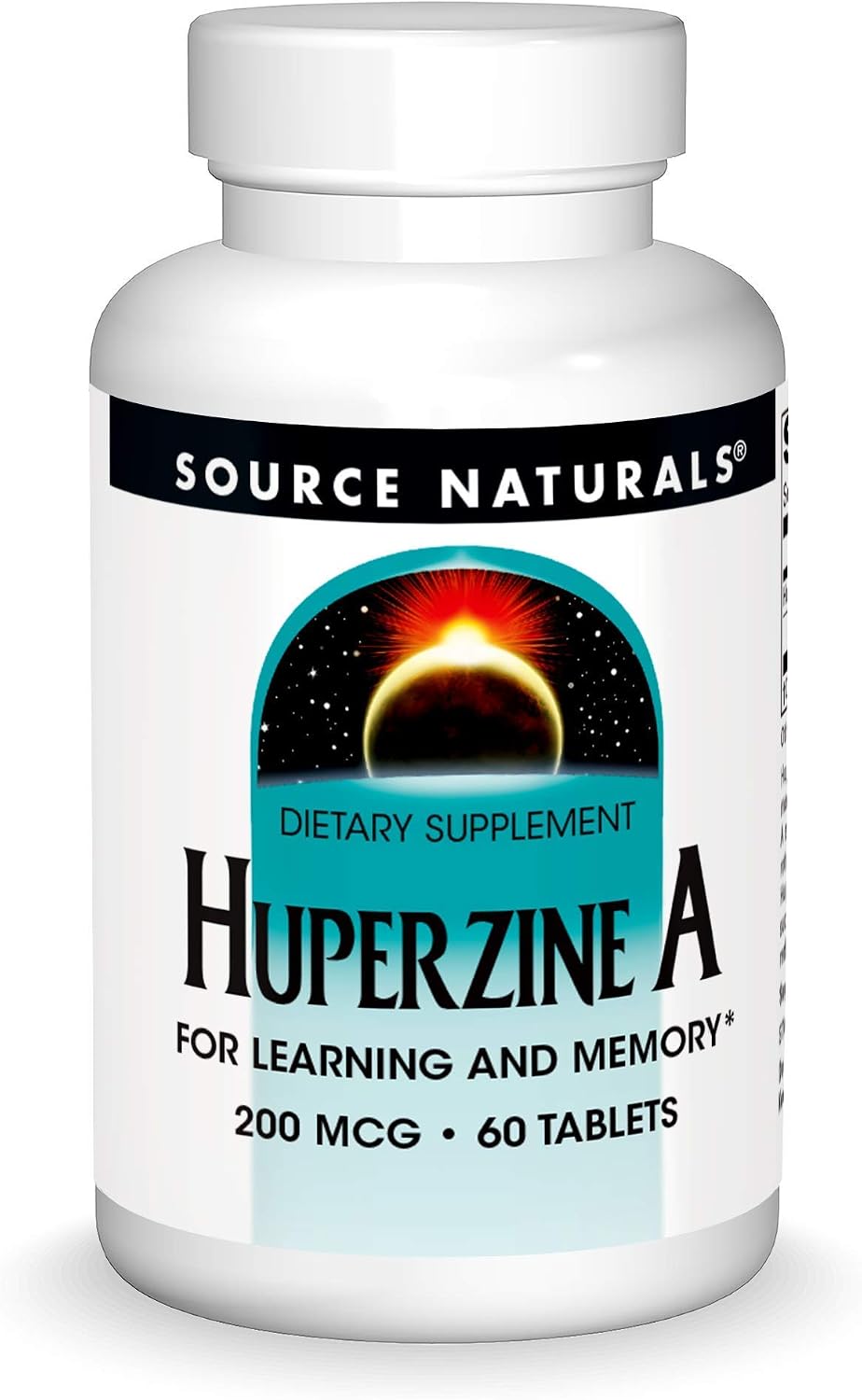 Source Naturals Huperzina A 200 mcg para Memoria y Aprendizaje - 60 Comprimidos