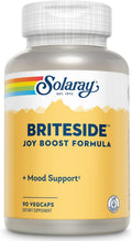 SOLARAY BriteSide - 90 Cápsulas Vegetarianas - con Hierba de San Juan, DL-Fenilalanina (DLPA), L-Dopa, GABA y Litio