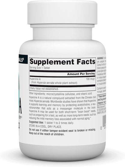 Source Naturals Huperzine A 100 mcg - 120 Comprimidos – Image 2