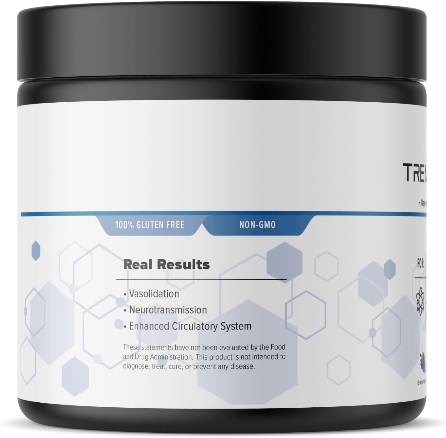 Tremor Miracle - Suplemento en polvo para temblores esenciales (380g, Sabor uva)