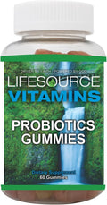 LifeSource Vitamins Probióticos en Gominolas Orgánicas | 60 Gominolas | Cepa DE111