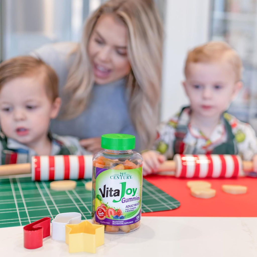 21st Century Vitajoy Multivitamínico en Gominolas, Sabores Fruta, 120 Gominolas