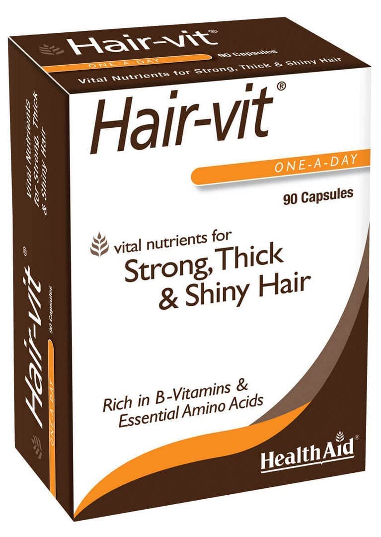 HealthAid Hair-VIT Suplemento Capilar – 90 Cápsulas
