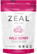 Zurvita - Zeal for Life Bolsa de Bienestar para 30 Días - Frutos Rojos Silvestres (Sin Guaraná) - Suplemento Nutricional