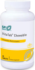 Klaire Labs SFI Health VitaTab Chewable – Chewable Multivitamin with 24 Essential Nutrients