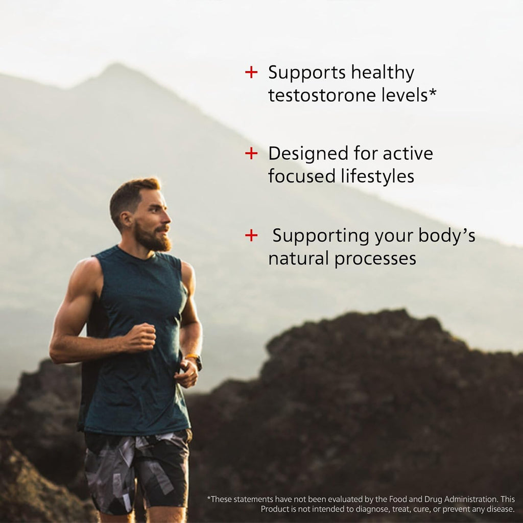 EPIC-T Apoyo Testosterona para Hombres | Testosurge® Fenugreek, Complejo B, Zinc, Boro, Rhodiola | Vegano, No Transgénico | 60 Cápsulas