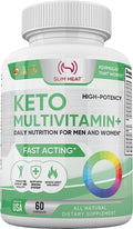 Multivitamínico Keto para Mujeres y Hombres - 35 Ingredientes Puros con Vitamina C, D, A, E y Zinc