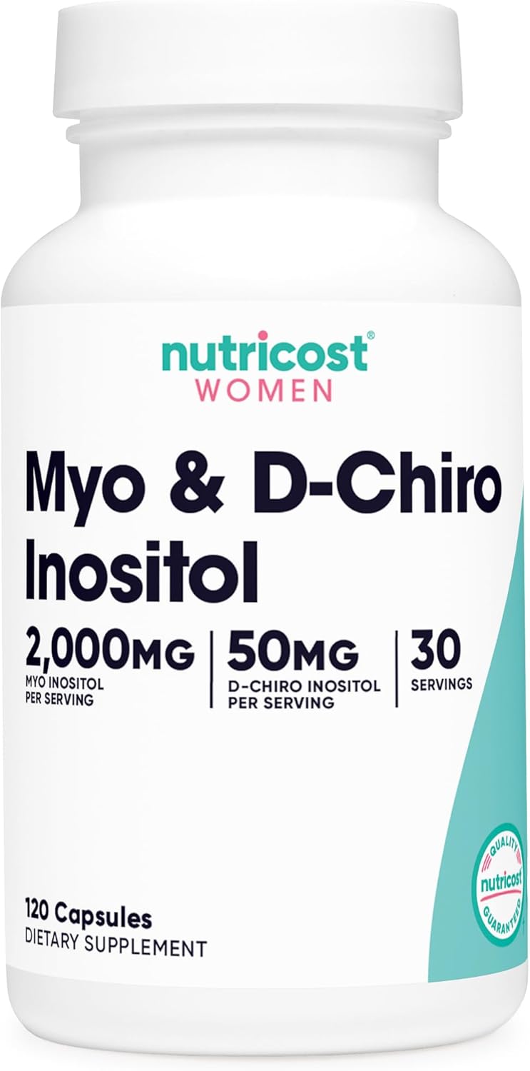 Nutricost Myo Inositol & D-Chiro Inositol 2000mg, 120 Cápsulas