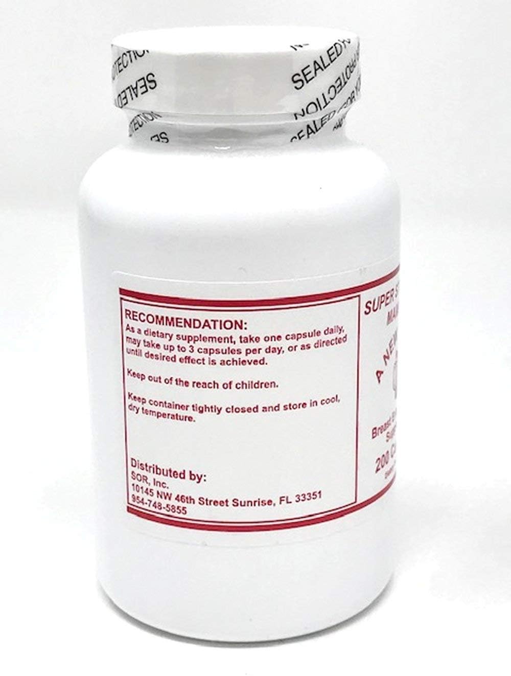 Super Strength Mammary Capsules Para Hombres Crossdressing Y Mujeres Trans - 400 Cápsulas