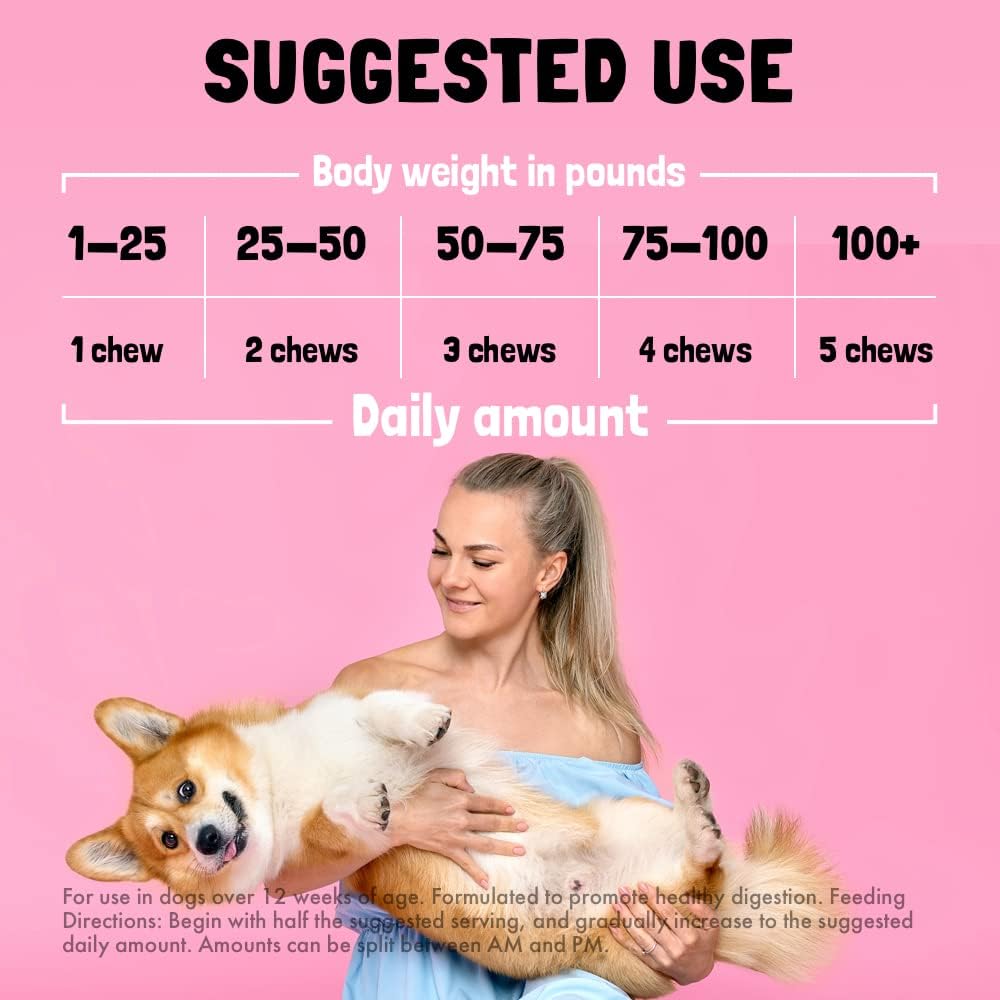Cranberry UTI Chews para Perros - Apoyo a la Vejiga y Tracto Urinario con D-Mannosa - Complemento Natural de Arándano - 30 Chewables Sabor Pollo