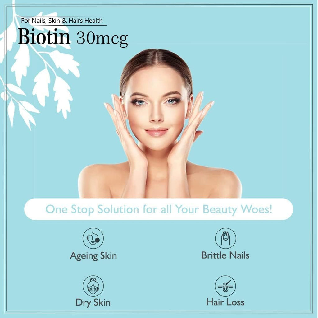 Biotina 30 mcg – 90 Comprimidos