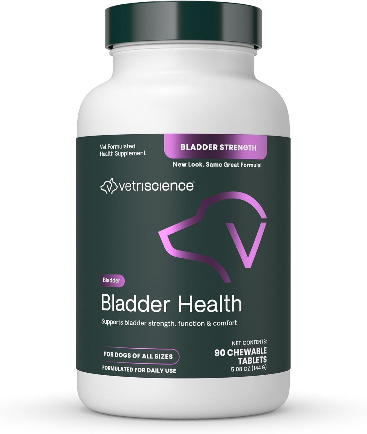 VetriScience Bladder Health – Suplemento para la salud urinaria en perros, 90 comprimidos masticables