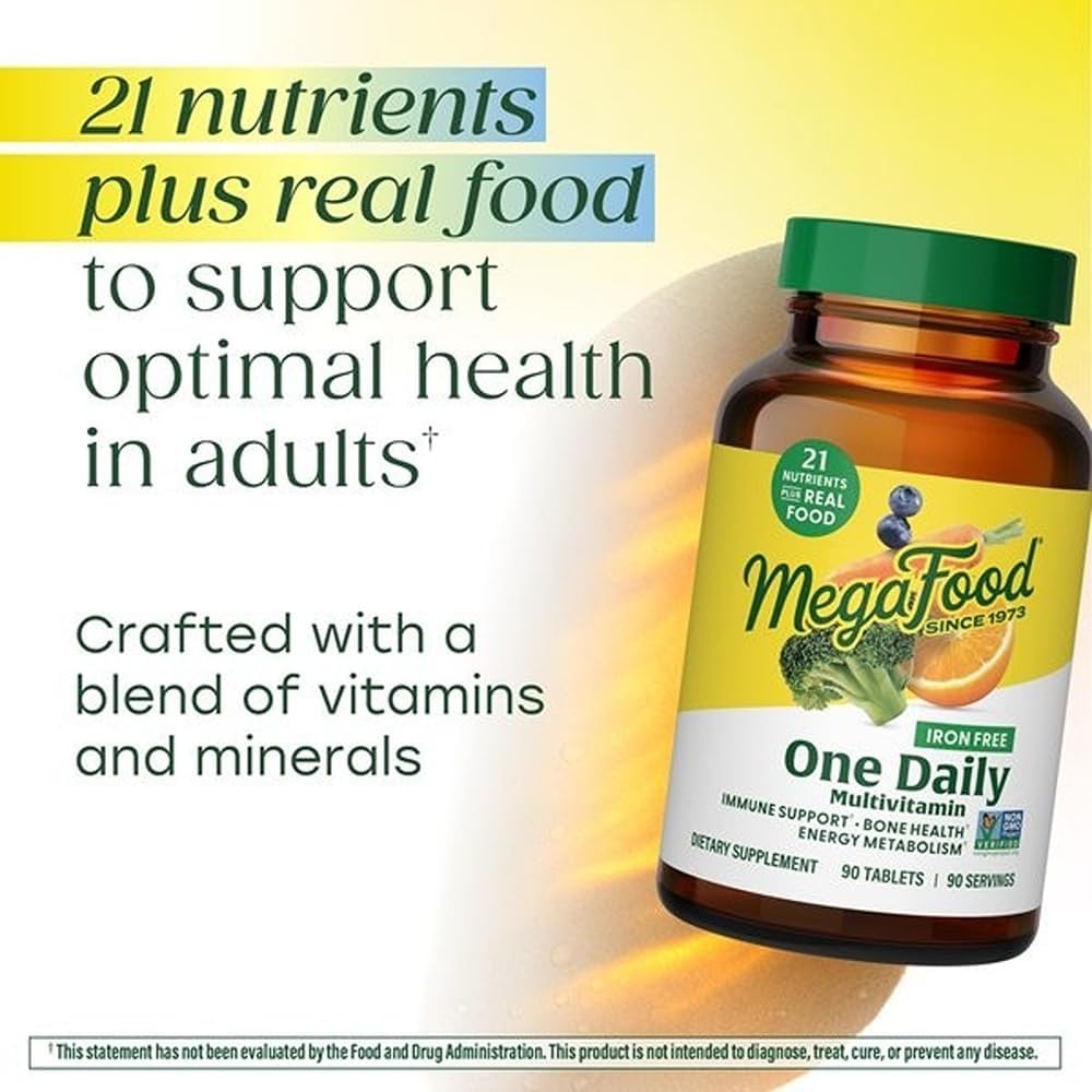 MegaFood One Daily Multivitamin without Iron – 60 Tablets