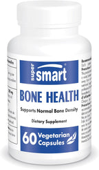 Supersmart - Suplemento para la Salud Ósea (100% Vegetal y Patentado) - Huesos Fuertes y Densidad Ósea | No OGM y Sin Gluten - 60 Cápsulas Vegetales