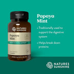 Nature's Sunshine Papaya Mint Chewable Tablets 70 comprimidos